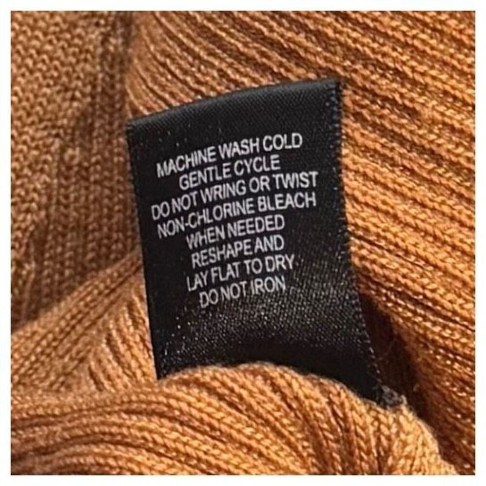 Say What Shoko Colorblock Sweater Dress Womens Size L Black Tan Midi Button - Picture 6 of 7